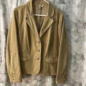 St Johns Bay stretch ￼ corduroy blazer, tan perfect condition